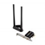 Asus | Tri Band PCI-E WiFi 6E | PCE-AXE59BT | 802.11ax | 574/2402/2042574/2402/2042 Mbit/s | Mbit/s | Ethernet LAN (RJ-45) ports - 4
